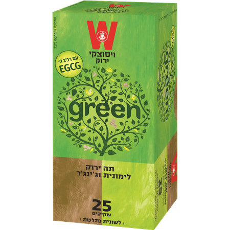 Green Tee With Lime and Ginger 25 Tea Bags 37 grams Pack of 2