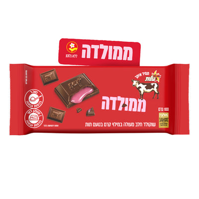 Elite Milk Chocolate With Strawberry Flavored Cream Filling 3.5 oz (100 gr) - kosher