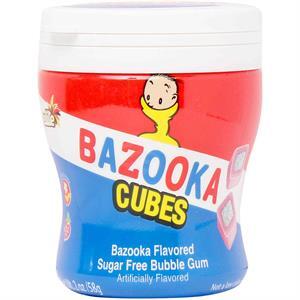 Elite Bazooka Cubes Sugar Free Bubble Gum, 2 oz (58 gr) - kosher