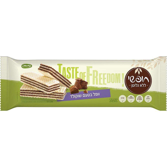 Taste Of Freedom Gluten-Free Chocolate Taste Wafer Fingers 125 grams Pack of 12 FREE SHIPPING