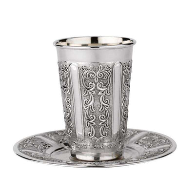 Hadad Lugano 60 Kiddush Set 925 Sterling Silver