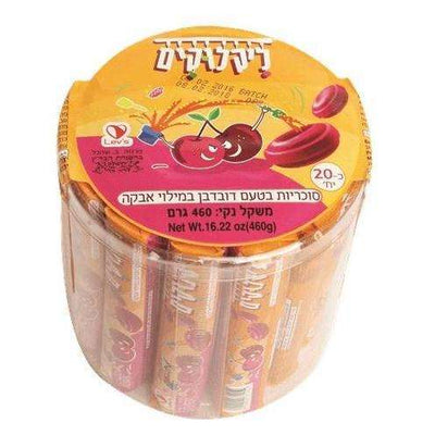 Liklukim Cherry Flavored Sugar Powder Filled Candy  (120 units/pack) -  460 grams Pack of 2