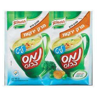 Knorr Low Calorie Vegetable Instant Soup (2 Per Pack 34 grams) Pack of 6