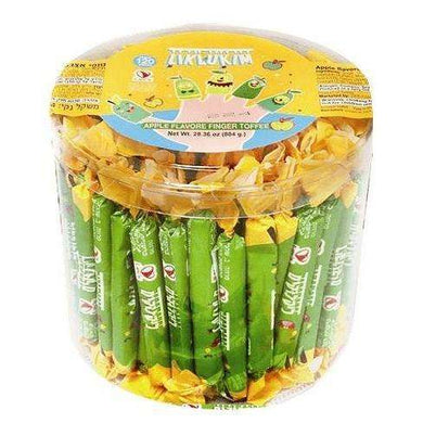 Liklukim Apple Flavored Toffee Fingers Candy (120 units/pack) 804 grams Pack of 2