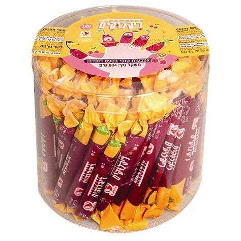 Liklukim Cherry Flavored Toffee Fingers Candy (120 units/pack) 804 grams Pack of 2