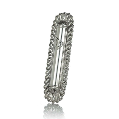 Hadad Silver Mezuzah 925 Sterling Silver