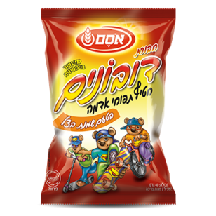 Osem Dubonim Cream and Onions Flavored Potato Snacks 40 grams Pack of 5