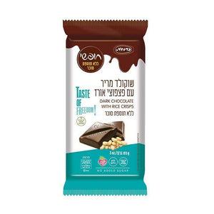 Taste Of Freedom Gluten-Free Dark Chocolate With Rice Crisps 85 grams Pack of 18 FREE SHIPPING