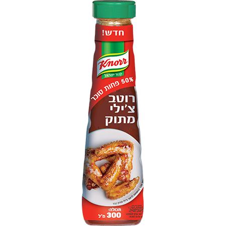 Knorr Low-Sugar Sweet Chilli Sauce 300 grams Pack of 2