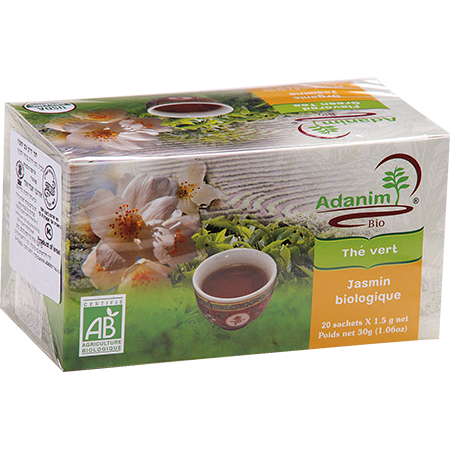 Organic Jasmine Tea 20 Tea Bags 30 grams
