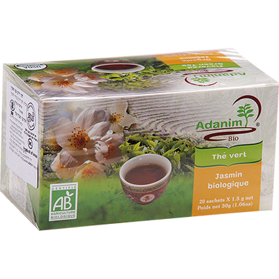Organic Jasmine Tea 20 Tea Bags 30 grams