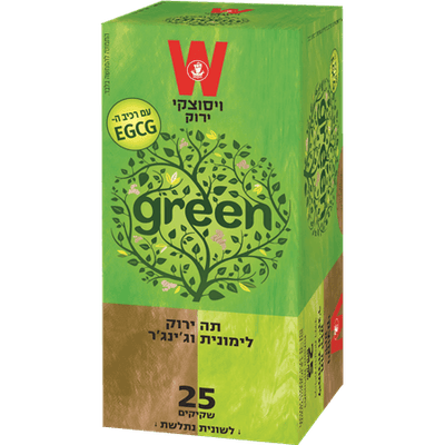 Green Tee With Lime and Ginger 25 Tea Bags 37 grams Pack of 2