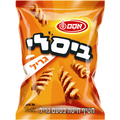 Osem Bissli Grill Flavored Wheat Snack 1.24 oz - kosher