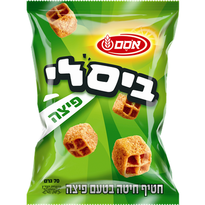 Osem Bissli Pizza Flavored Wheat Snack 1.24 oz - kosher