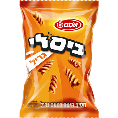 Osem Bissli Grill Flavored Wheat Snack 200 grams