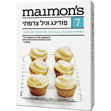 Maimon's Instant Pudding Vanilla Flavor Powder Mix 80 grams Pack of 2