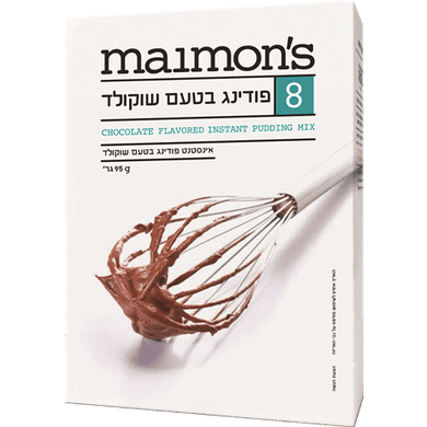 Maimon's Chocolate Flavored Instant Pudding Mix 95 grams Pack of 2