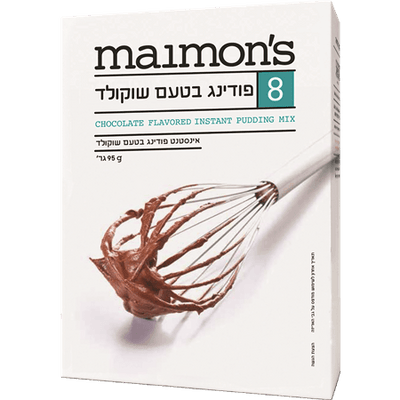 Maimon's Chocolate Flavored Instant Pudding Mix 95 grams Pack of 2