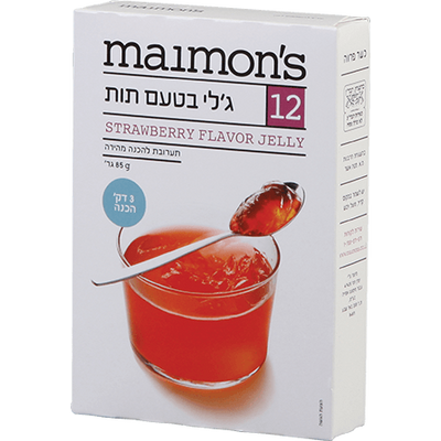 Maimon's Strawberry Flavor Jelly 85 grams Pack of 2