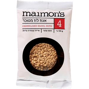 Maimon's Caramelized Hazelnuts 100 grams Pack of 2