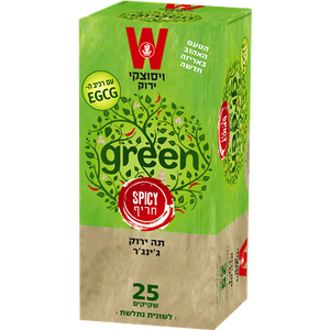 Green Spicy Tee With Ginger 25 Tea Bags  37 grams Pack of 2