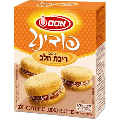 Osem Dulce De Leche Flavored Instant Pudding 84 grams Pack of 2