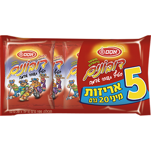 Osem Dubonim Potato Snacks (5 units/pack)- 100 grams Pack of 6