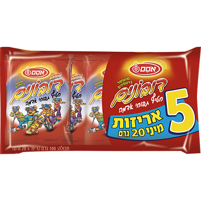 Osem Dubonim Potato Snacks (5 units/pack)- 100 grams Pack of 6