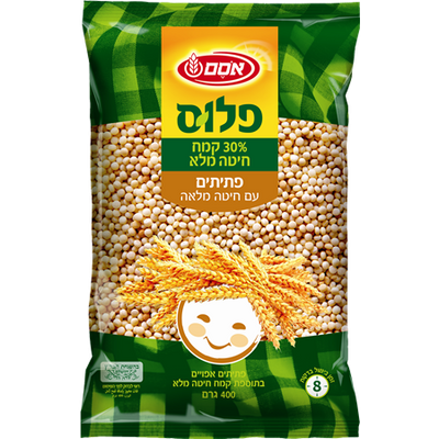 Osem Baked Pasta Couscous Plus Whole Wheat 400 grams Pack of 2