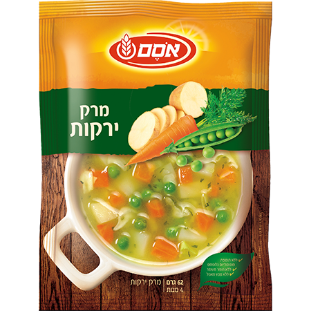 Osem Vegetable Cooking Soup 62 grams Pack of 2