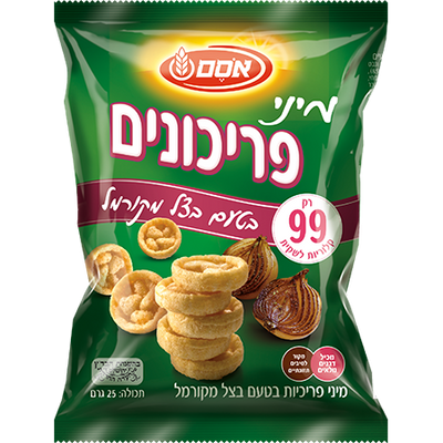 Osem Rice Cake Mini Snack Onion Taste 25 grams Pack of 12