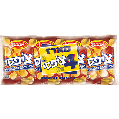 Osem Chipsy Potato Snacks (4 units/pack) 200 grams