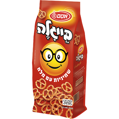Osem Bagel Eights Pretzels with Salt 400 grams Pack of 2