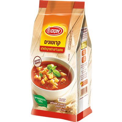 Osem Seasoned Croutons for Soups and Salads 400 grams Pack of 10