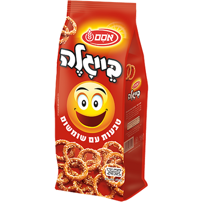 Osem Bagel Sesame Rings Pretzels 300 grams Pack of 2