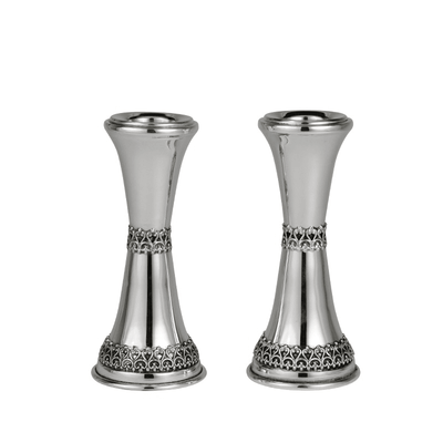 Hadad Filigree 66 Candlesticks 925 Sterling Silver