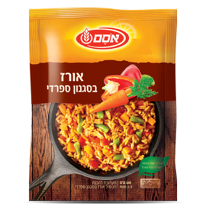 Osem Spanish-Style Rice Instant Dish 140 grams Pack of 10