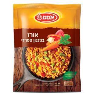 Osem Spanish-Style Rice Instant Dish 140 grams Pack of 10