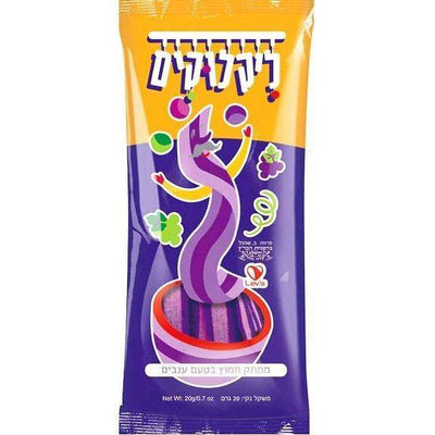 Liklukim Grape Flavored Sour Candy 20 grams Pack of 20