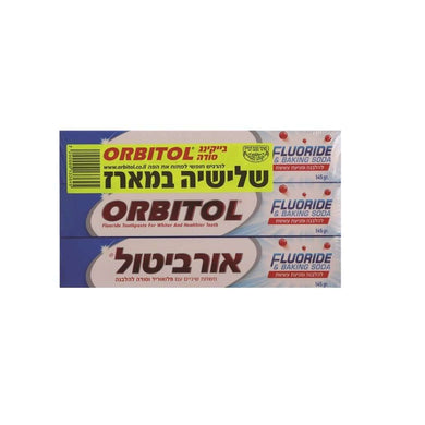 Orbitol Baking Soda Toothpaste 145 grams Pack of 3