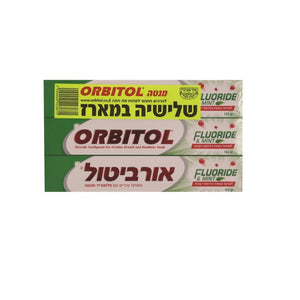 Orbitol Mint Toothpaste 145 grams Pack of 3